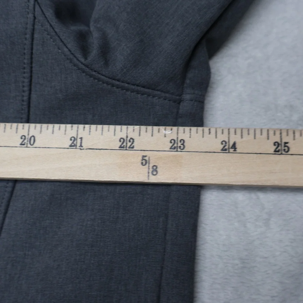 Eddie Bauer Jacket Mens Large‎ Tall Grey Softshell Wind Rain Full Zip Outdoor